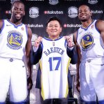 NBA王者のウォリアーズと日本のトップIT企業の楽天がスポンサーシップ契約を締結