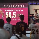 楽天主催のNBAファイナル第4戦パブリックビューイングが大阪で開催